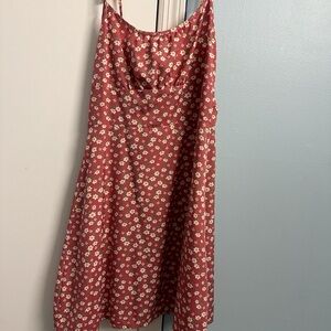 Pink Floral Dress